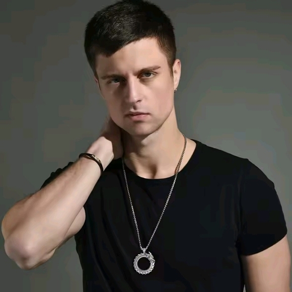 Anthropologie Other - Silver Dragon Pendant Necklace